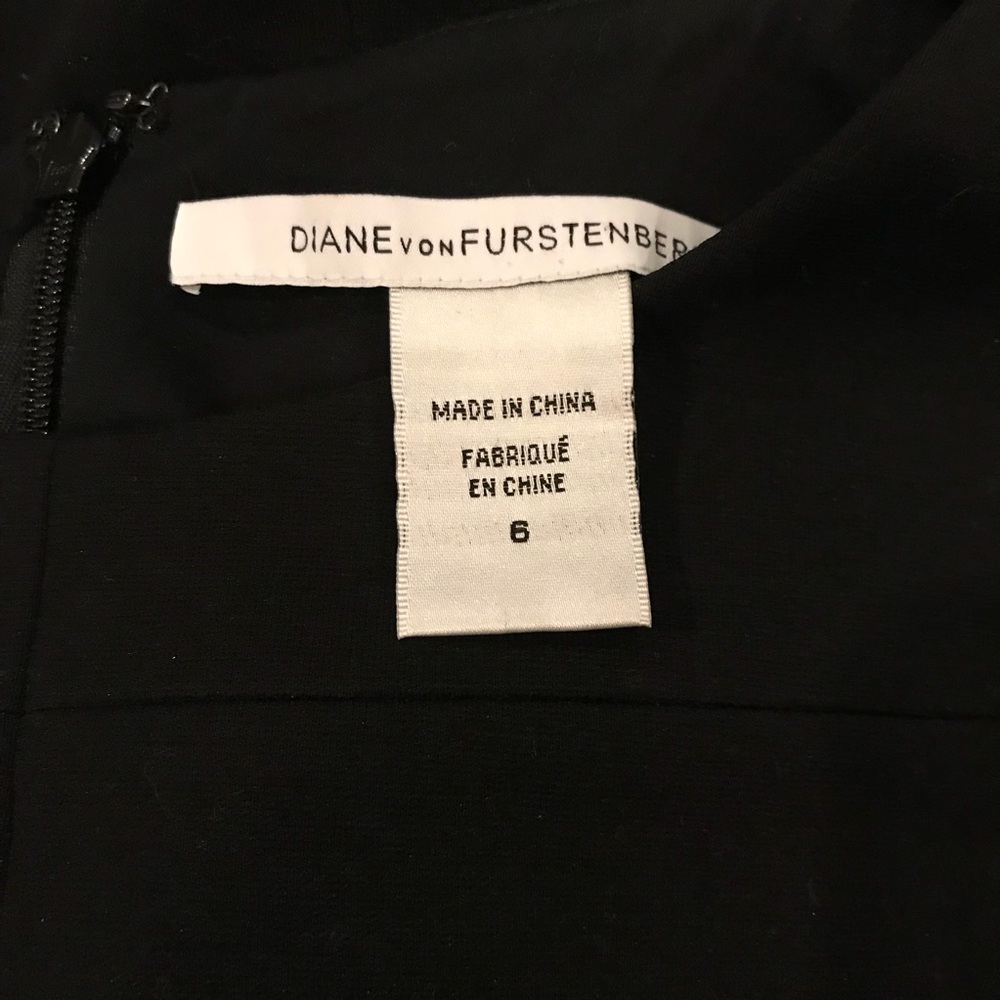 Diane von Furstenberg Blee Black and Gold Dress - Picture 5 of 8